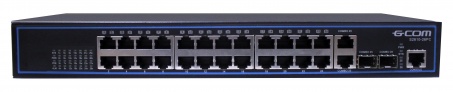 КОММУТАТОР GCOM S2610-26PC POE