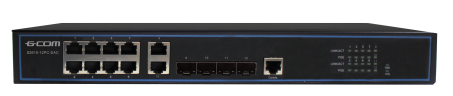 КОММУТАТОР GCOM S2610-12PC POE