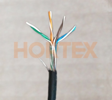 Кабель витая пара медный внутренний Hortex UTP CAT-5 Cu 4*2*0,51 305м
