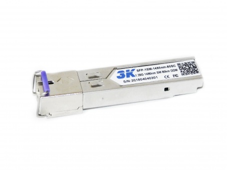 Модуль оптический 3K SFP-1SM-1490nm-80SC
