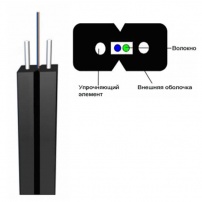 Кабель волоконно-оптический FTTH-002-SM