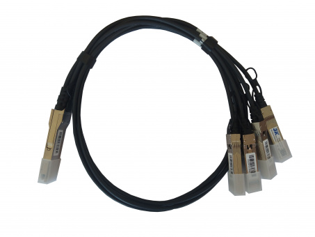 Модуль-кабель 3K DAC-4*10G-SFP+/40G-QSFP+ 1м Модуль-кабель 3K DAC-4*10G-SFP+/40G-QSFP+ 1м