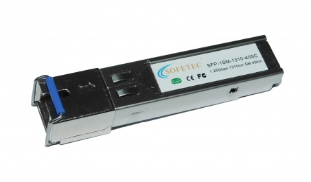 Модуль оптический Sofetec SFP-1SM-1310nm-40SC Модуль оптический Sofetec SFP-1SM-1310nm-40SC
