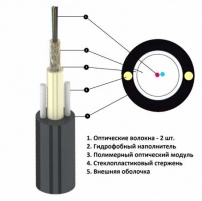 Кабель волоконно-оптический Lankore-UT2А1(1х2)-0.5кН