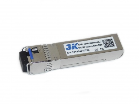 Модуль оптический 3K SFP+ 10G-1SM-1330nm-40LC