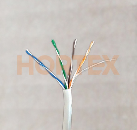 Кабель витая пара внутренний Hortex UTP CAT-5 Cu 4*2*0,50 305м