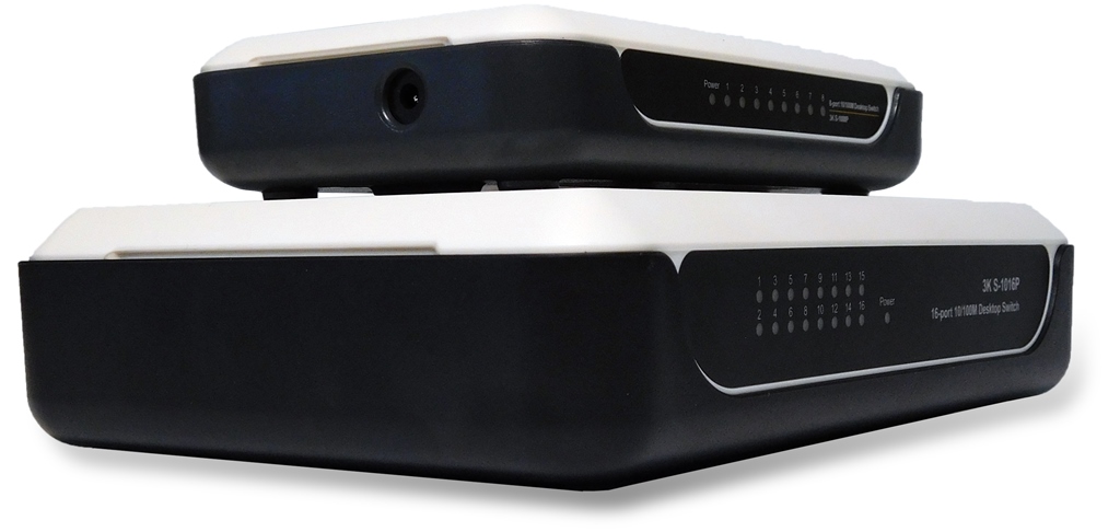 3K S-1008P і 3K S-1016P Комутатори